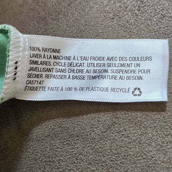 Lmtd Edit Lily Pulitzer Boom Boom Tropical Pallazzo Green and White Flowy Pants - Picture 6 of 6